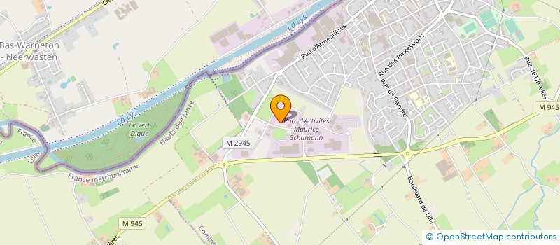 localisation de l'entreprise CREA PROD à COMINES