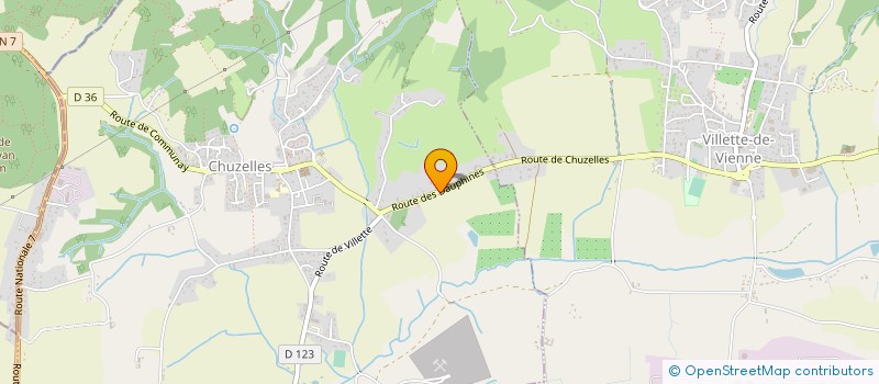 localisation de l'entreprise CREA'RENOVATION  CHUZELLES