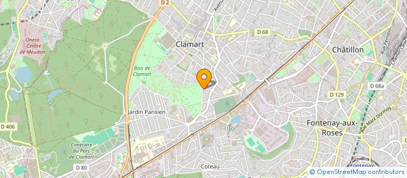 localisation de l'entreprise CREA RENOVATION SARL à CLAMART