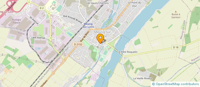 localisation de l'entreprise CREA-SHIVA à MEUNG-SUR-LOIRE