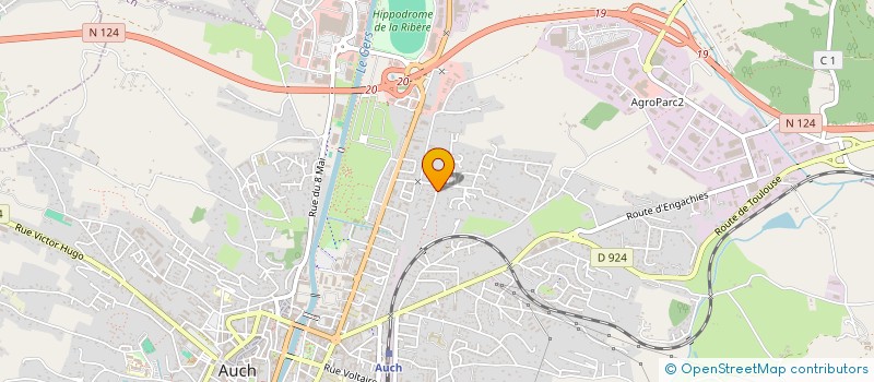 localisation de l'entreprise CREA & SOI  AUCH