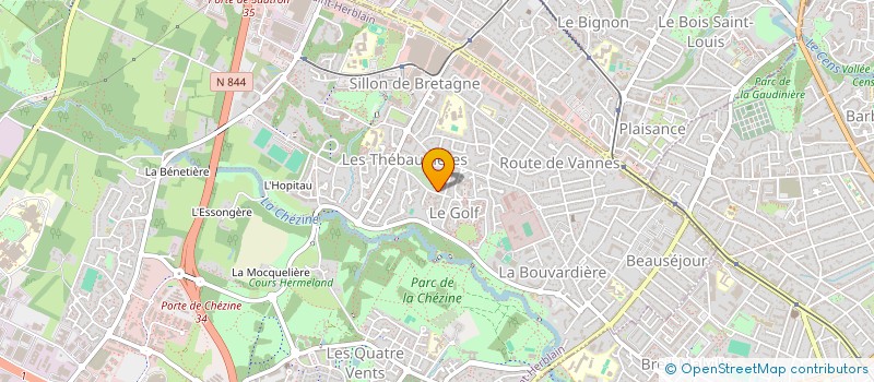 localisation de l'entreprise CREA'SOL à SAINT-HERBLAIN