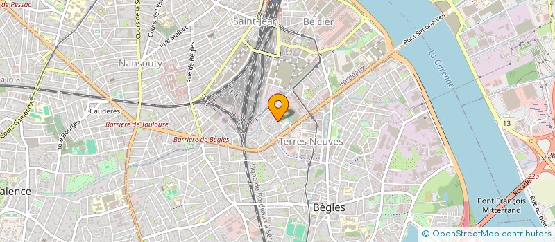 localisation de l'entreprise CREA-SOLS SARL à BORDEAUX