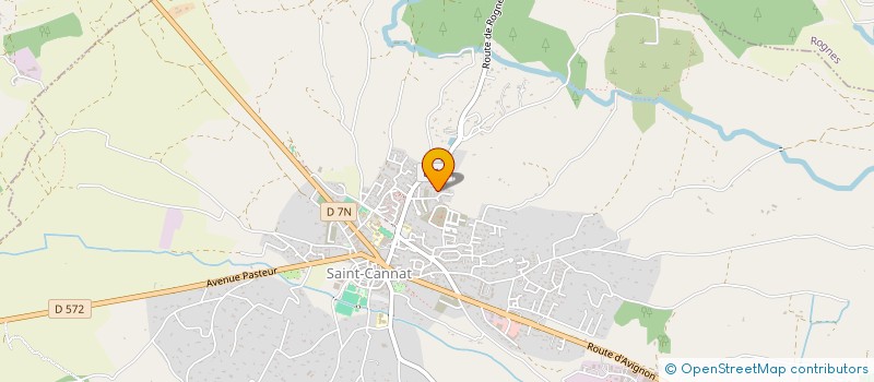 localisation de l'entreprise CREA SON  SAINT-CANNAT
