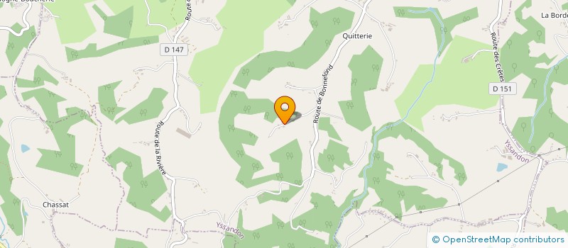 localisation de l'entreprise CREA SPORT  YSSANDON