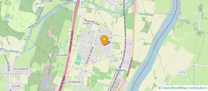 localisation de l'entreprise CREA STONE à SENOZAN