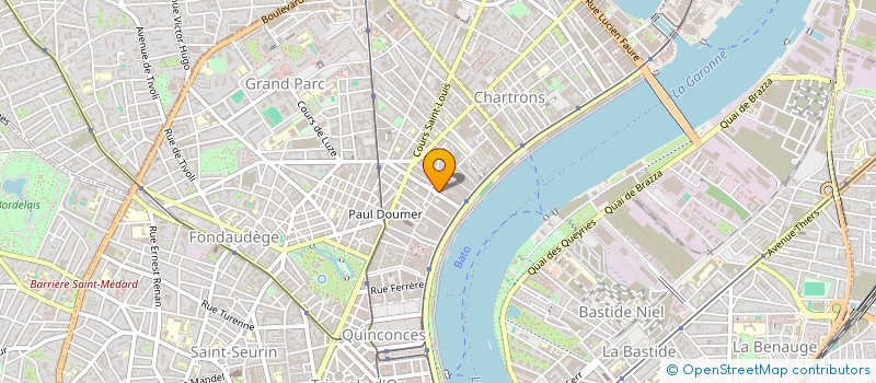 localisation de l'entreprise CREA STUDIO à BORDEAUX