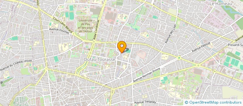localisation de l'entreprise CREA STYL' à PAU