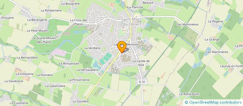 localisation de l'entreprise CREA'STYLE  SAINT-MARS-DU-DESERT