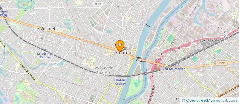 localisation de l'entreprise CREA'SUN  CHATOU