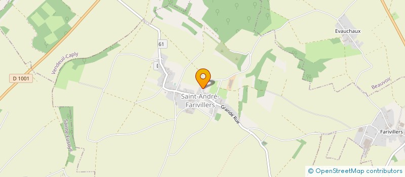 localisation de l'entreprise CREA TEC ALU à SAINT-ANDRE-FARIVILLERS