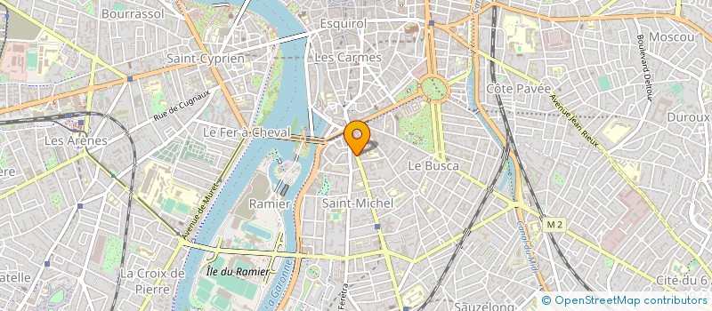 localisation de l'entreprise CREA TERRE à TOULOUSE