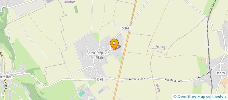 localisation de l'entreprise CREA'TERRE AMENAGEMENTS  SAINT-RIQUIER-ES-PLAINS