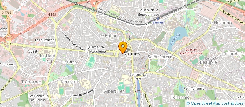 localisation de l'entreprise CREA'TIF à VANNES
