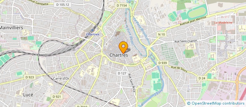 localisation de l'entreprise CREA'TIF à CHARTRES