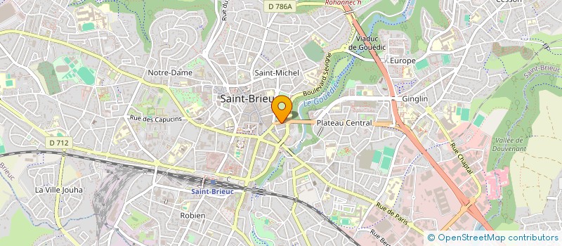 localisation de l'entreprise CREA'TIFS à SAINT-BRIEUC