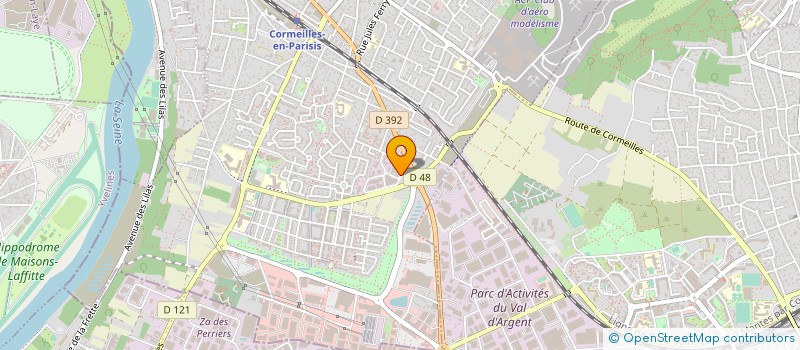 localisation de l'entreprise CREA'TOP à CORMEILLES-EN-PARISIS