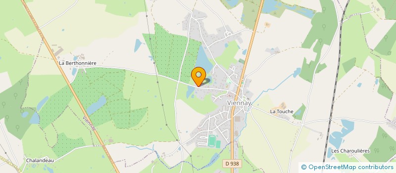 localisation de l'entreprise CREA TP  VIENNAY