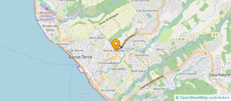 localisation de l'entreprise CREA'UP  BASSE-TERRE