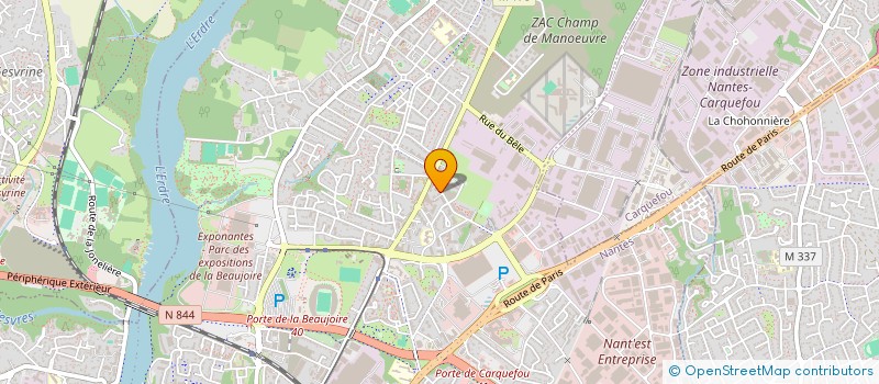 localisation de l'entreprise CREA'VENIR à NANTES