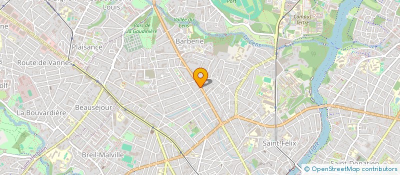 localisation de l'entreprise CREA ZEN  NANTES