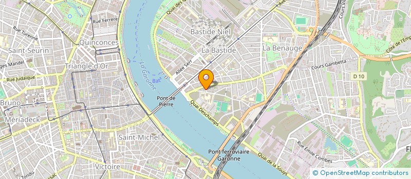 localisation de l'entreprise CREA2  BORDEAUX