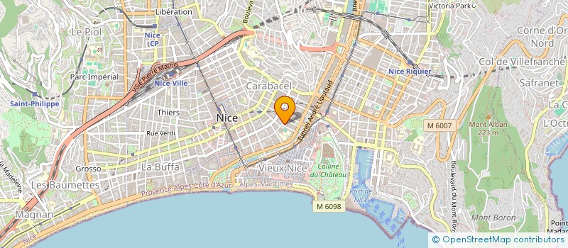 localisation de l'entreprise CREA2MAINS à NICE