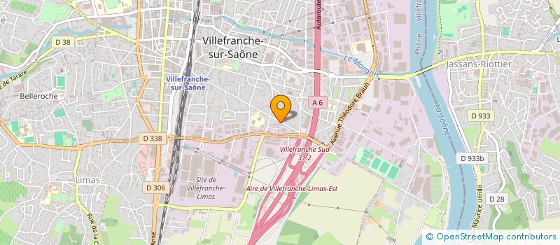 localisation de l'entreprise CREA2P à VILLEFRANCHE-SUR-SAONE
