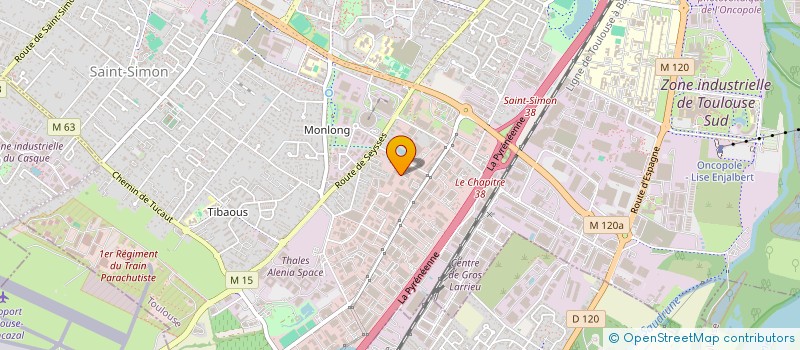 localisation de l'entreprise CREA2P à TOULOUSE