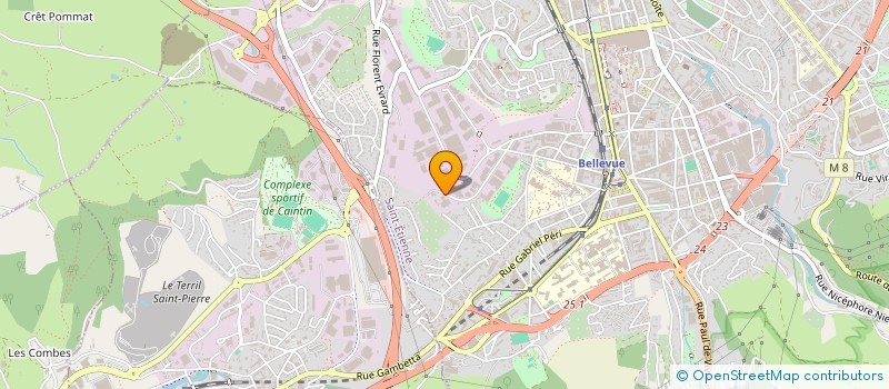 localisation de l'entreprise CREA2R  SAINT-ETIENNE