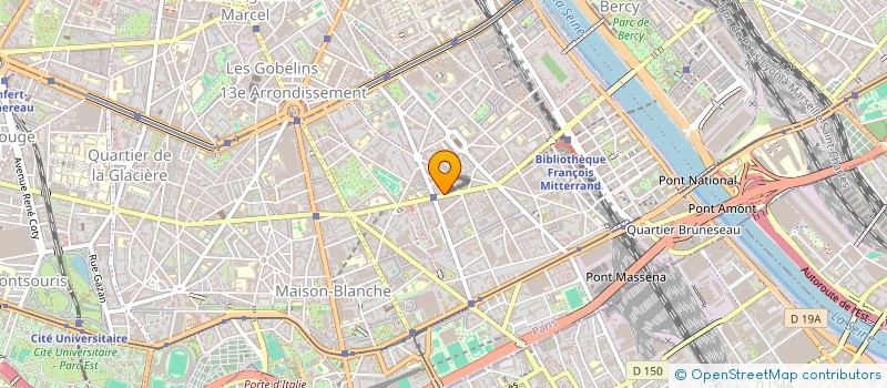 localisation de l'entreprise CREABASE  PARIS