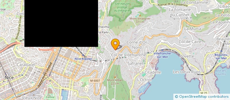 localisation de l'entreprise CREABAT à NICE