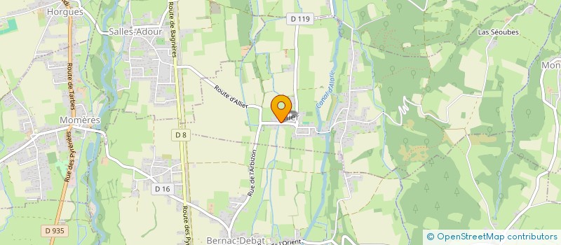 localisation de l'entreprise CREABAT  ALLIER