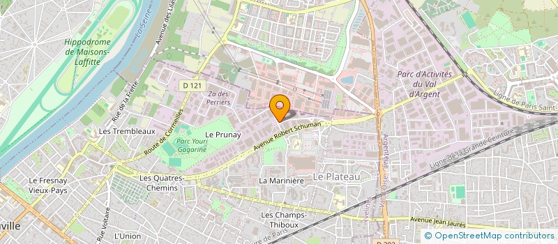 localisation de l'entreprise CREABOIS à SARTROUVILLE