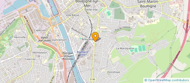 localisation de l'entreprise CREABREAK à BOULOGNE-SUR-MER