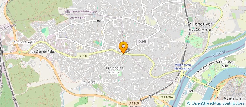 localisation de l'entreprise CREAC'H NOEL COURTAGES  LES ANGLES