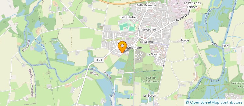 localisation de l'entreprise CREACHOR  GOVEN