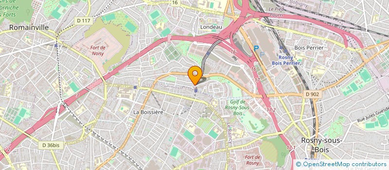 localisation de l'entreprise CREACITYZEO à NOISY-LE-SEC
