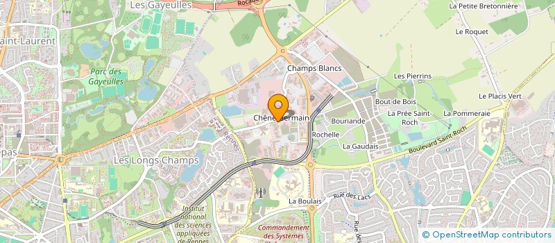 localisation de l'entreprise CREACOM à CESSON-SEVIGNE