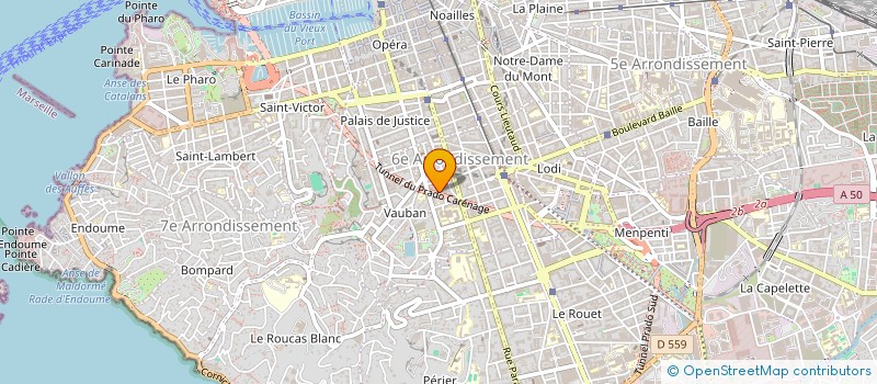 localisation de l'entreprise CREACOM AGENCEMENT à MARSEILLE