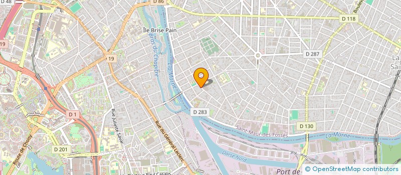 localisation de l'entreprise CREACONCEPT  SAINT-MAUR-DES-FOSSES