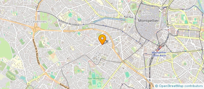 localisation de l'entreprise CREACOP MIDI  MONTPELLIER