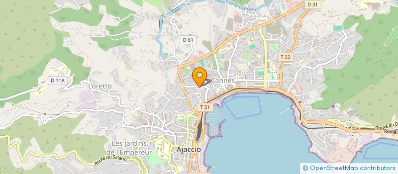 localisation de l'entreprise CREACORSICA à AFA