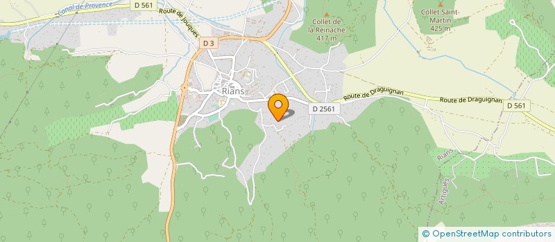 localisation de l'entreprise CREACTIF 2002 à RIANS