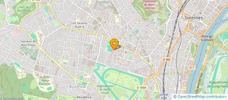 localisation de l'entreprise CREACTIF HMB à SURESNES