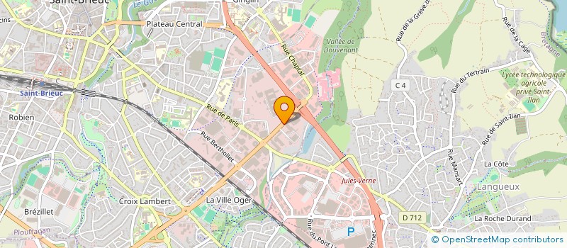 localisation de l'entreprise CREACTIF SYSTEM à SAINT-BRIEUC