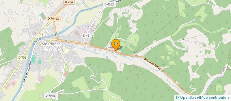 localisation de l'entreprise CREACTION.COM,  SAINT-LEON-SUR-VEZERE