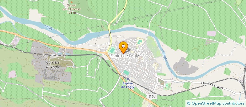 localisation de l'entreprise CREADANSE  ESPIRA-DE-L'AGLY