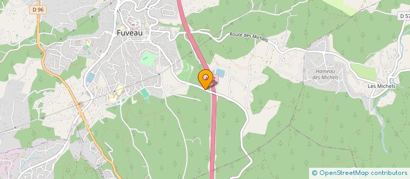 localisation de l'entreprise CREADAYS  FUVEAU