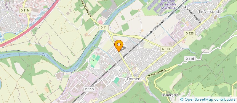 localisation de l'entreprise CREADECO 38  DOMENE